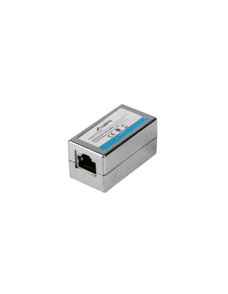 Lanberg AD-RJ45-RJ45-OS6 cambiador de género para cable RJ-45 Plata