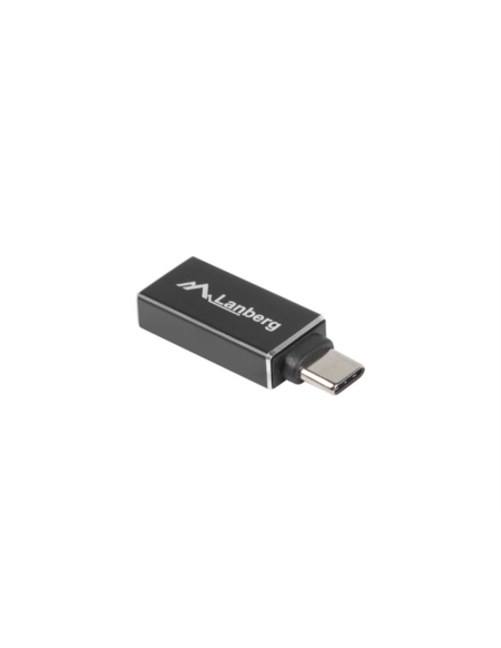 Lanberg AD-UC-UA-02 cambiador de género para cable USB 3.0 Type C USB 3.0 Type A Negro