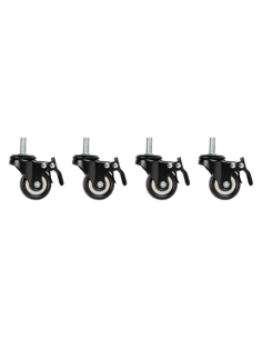 Lanberg AK-1601-B accesorio de bastidor Ruedas giratorias