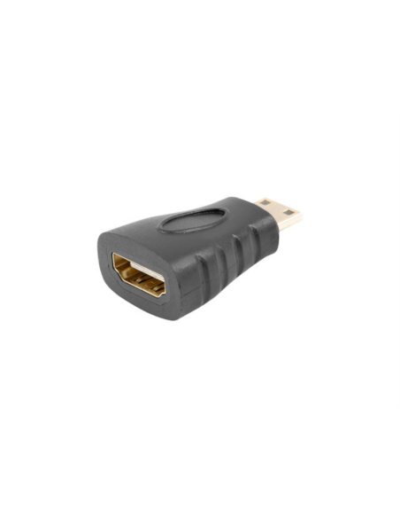 Lanberg AD-0037-BK cambiador de género para cable HDMI HDMI Mini-C Negro