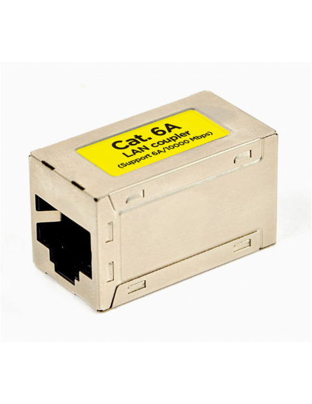 Gembird NCA-LC6S-01 cambiador de género para cable RJ-45 Beige
