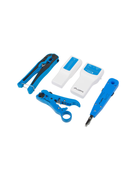 Lanberg NT-0302 crimpadora Juego de herramientas Multicolor