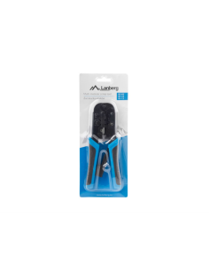 Lanberg NT-0201 crimpadora Herramienta para prensar Negro, Azul
