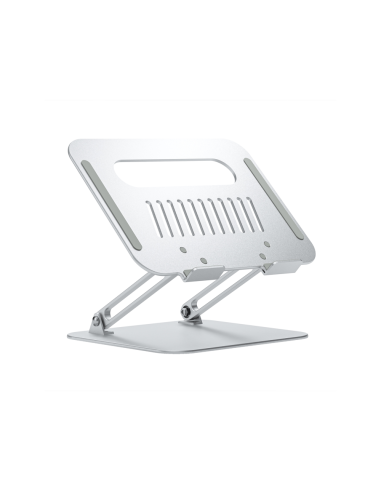 AISENS Soporte de Sobremesa XL 10-17 Ajustable para Portatil / Tablet, Plata