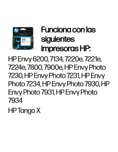 HP Cartucho de tinta Original 303 tricolor 2