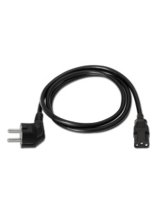 AISENS A132-0167 cable de transmisión Negro 1,5 m CEE7/7 C13 acoplador 2