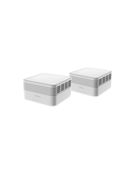 Strong MESHKITAX3000 sistema Wi-Fi Mesh (Wi-Fi en malla) Doble banda (2,4 GHz / 5 GHz) Wi-Fi 6 (802.11ax) Blanco 2 Interno