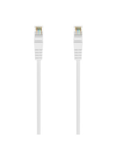 AISENS Cable de Red Latiguillo RJ45 LSZH Cat.6A 500 Mhz UTP AWG24, Blanco, 25CM 2