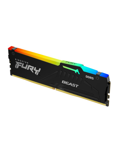 Kingston Technology FURY Beast RGB módulo de memoria 32 GB 1 x 32 GB DDR5 6000 MT/s 288-pin DIMM