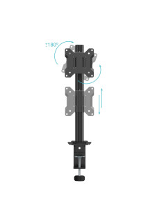 TooQ Soporte de Mesa para Pantallas de 17"-32", Negro 2