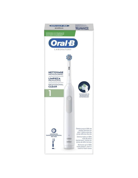 Braun Oral-B Lab Pro 1 Clean Adulto Cepillo dental oscilante Blanco