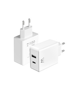 Ewent EW1328 cargador de dispositivo móvil Universal Blanco Corriente alterna Carga rápida Interior 2