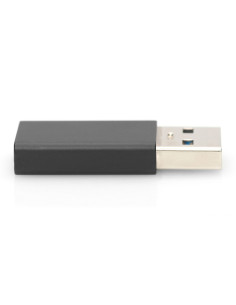 Ewent EW9650 cambiador de género para cable USB Type-A USB Type-C Negro 2