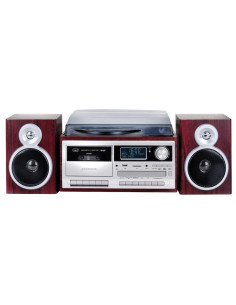 Trevi TT 1072 DAB Tocadiscos de tracción directa Madera Semiautomático 2