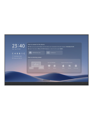 MAXHUB DVLED RAPTOR SERIES V3 3,81 m (150") 1920 x 1080 Pixeles Negro