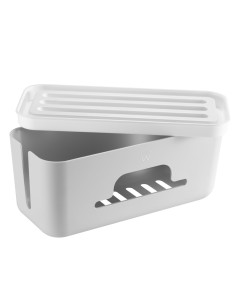 Ewent EW1569 organizador de cables Universal Caja de cables Blanco 1 pieza(s) 2