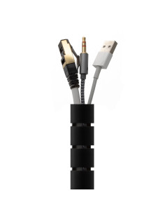 AISENS Organizador De Cable En Espiral 25mm, Negro, 2.0 m 2