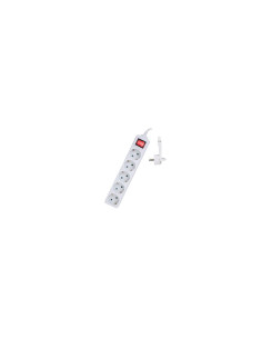Ewent EW3955 base múltiple 1,5 m 5 salidas AC Interior Blanco