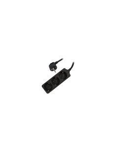 Ewent EW3959 base múltiple 1,5 m 3 salidas AC Interior Negro 2