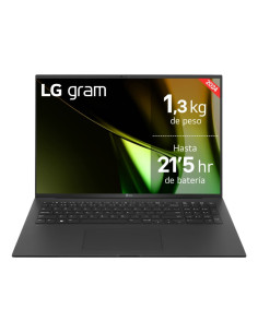 LG Gram 17Z90S Intel Core Ultra 7 155H Portátil 43,2 cm (17") WQXGA 16 GB LPDDR5-SDRAM 512 GB SSD Wi-Fi 6E (802.11ax) Windows 11