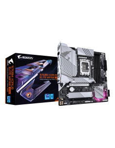 GIGABYTE B760M AORUS ELITE WIFI6E GEN5 Placa Base – Compatible con procesadores Intel Core 14ª generación, VRM digital de 12+1+1