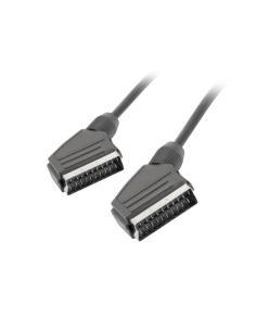 Lanberg CA-EUEU-10CC-0018-BK cable EUROCONECTOR 1,8 m SCART (21-pin) Negro