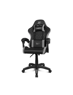 DRIFT DR35BG silla para videojuegos Silla para videojuegos de PC Asiento acolchado Negro, Gris