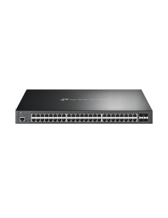 TP-Link Omada SG3452XP switch Gestionado L2+ Gigabit Ethernet (10/100/1000) Energía sobre Ethernet (PoE) 1U Negro