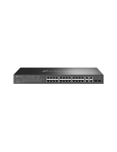 TP-Link Omada SL2428P switch Gestionado L2 Fast Ethernet (10/100) Energía sobre Ethernet (PoE) 1U Negro