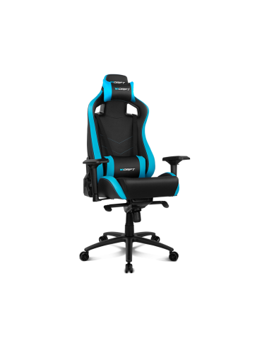 DRIFT DR500 Silla para videojuegos de PC Asiento acolchado tapizado Negro, Azul