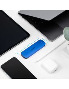 TooQ Caja externa para SSD M.2 NVMe, Azul 2