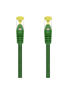 AISENS Cable De Red Latiguillo RJ45 LSZH Cat.7 600 MHz S/FTP PIMF AWG26, Verde, 0.5 m