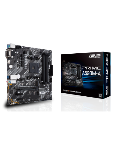 ASUS PRIME A520M-A II/CSM AMD A520 Zócalo AM4 micro ATX