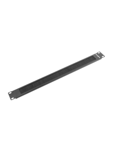 Lanberg AK-1101-B accesorio de bastidor Panel pasacables con cepillo