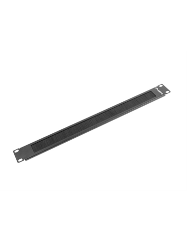 Lanberg AK-1101-B accesorio de bastidor Panel pasacables con cepillo