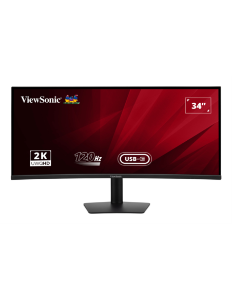 Viewsonic VA VA3420C pantalla para PC 86,4 cm (34") 3440 x 1440 Pixeles UltraWide Quad HD LED Negro
