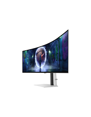 Samsung G93SD pantalla para PC 124,5 cm (49") 5120 x 1440 Pixeles Dual QHD OLED Plata