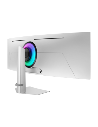 Samsung G93SD pantalla para PC 124,5 cm (49") 5120 x 1440 Pixeles Dual QHD OLED Plata