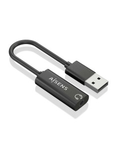AISENS A106-0770 cambiador de género para cable 3,5 mm 2