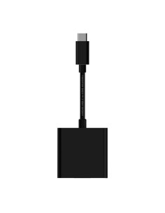 AISENS A109-0344 adaptador de cable de vídeo 0,15 m HDMI tipo A (Estándar) USB Tipo C 2