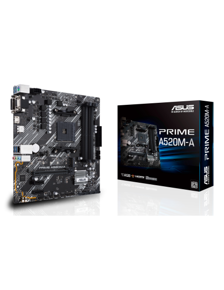 ASUS PRIME A520M-A II/CSM AMD A520 Zócalo AM4 micro ATX