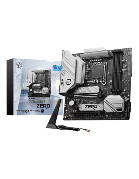 MSI B760M PROJECT ZERO placa base Intel B760 LGA 1700 micro ATX