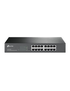 TP-Link TL-SG1016DE Gestionado L2 Gigabit Ethernet (10/100/1000) 1U Negro