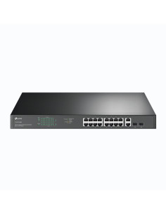 TP-Link TL-SG1218MP switch No administrado Gigabit Ethernet (10/100/1000) Energía sobre Ethernet (PoE) 1U Negro