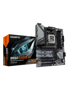 GIGABYTE B650 EAGLE AX Placa base - AMD Ryzen serie 9000, VRM de 12+2+2 fases, hasta 7600 MHz DDR5 (OC), 1xPCIe 5.0 + 2xPCIe 4.0