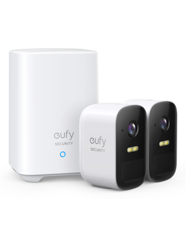 Eufy Security eufyCam 2C, Camara vigilancia WiFi Exterior, Camara de vigilancia Exterior,180 días de duración de la batería, HD 