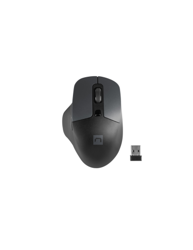 NATEC BlackBird 2 ratón Oficina Ambidextro RF inalámbrico IR LED 1600 DPI