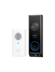 Eufy Security Video Doorbell E340, cámara doble con sistema de control de entregas, 2K Full HD y visión nocturna a color, por ca