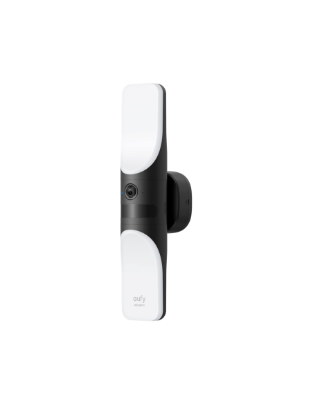 Eufy Security Wired Wall Light CAM S100, cámara de Seguridad para Exteriores, cámara 2K con iluminación de 1200 lúmenes, luz act