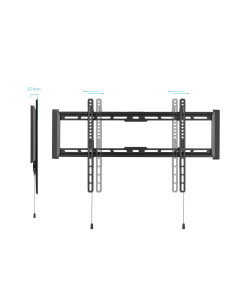 TooQ Soporte Fijo de pared para pantallas 37"- 80", Negro 2